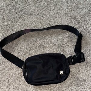 Lululemon Belt Bag - Black and Gold